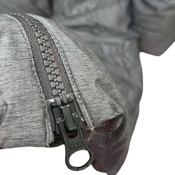 The North Face Gotham II Down Parka Jacket Women’s Size Small Grey Heather Zip - Picture 10 of 12